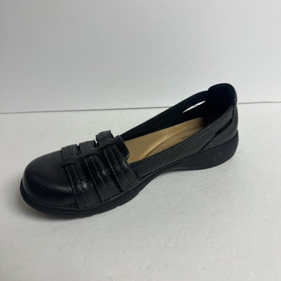 Clarks Women's Carleigh Eliza Flat Black Size 8.5 M - Picture 2 of 5